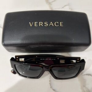 Versace Sunglasses with Gold Accents